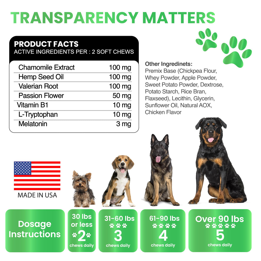 Grateful Pawz veterinarian-formulated hemp chews close-up on USA-made pouch