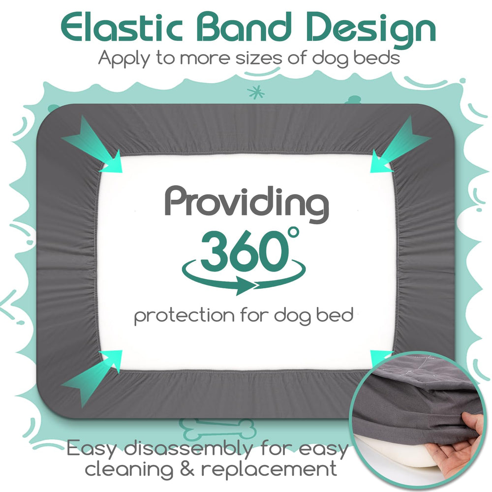 Greatbond dog bed cover 3-layer design adds softness, absorption, and leak protection.