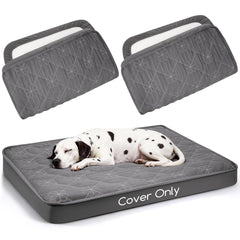 Greatbond dog bed cover elastic band secures a snug fit during active pets.