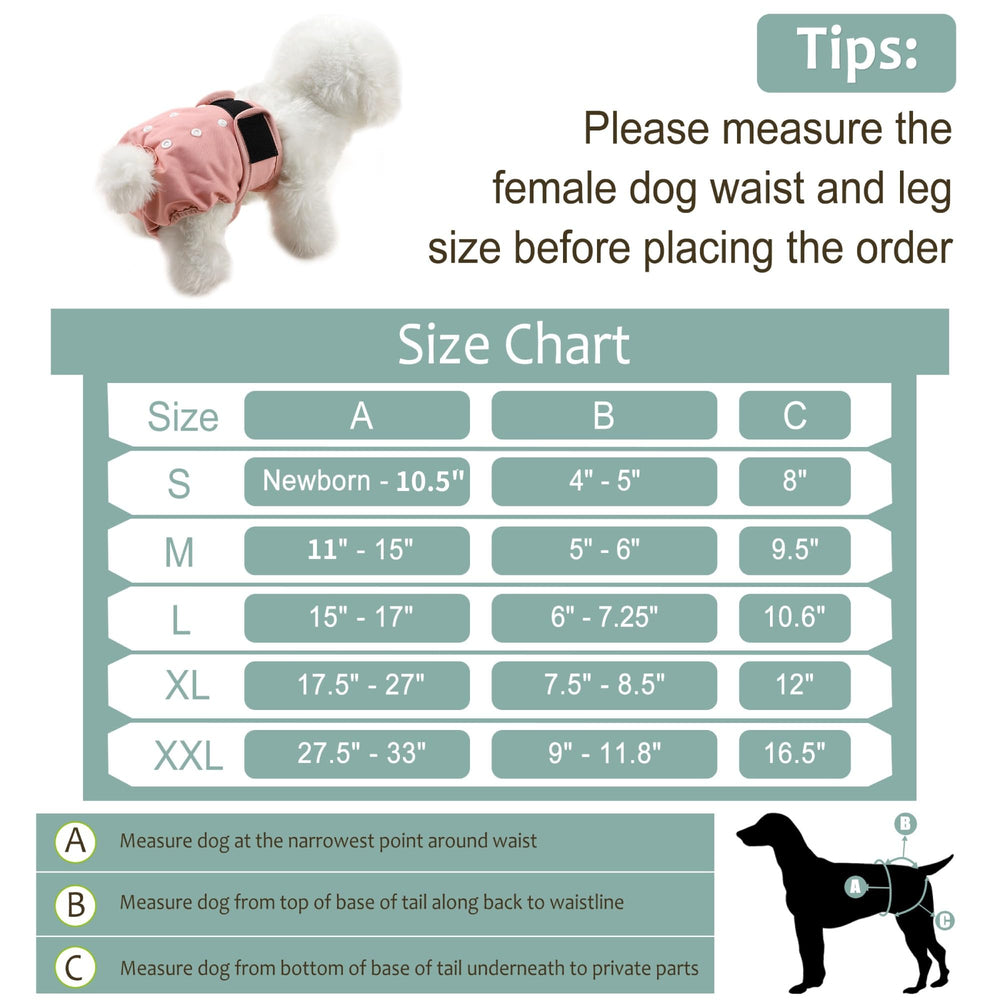Grecle dog diapers adjustable snaps closeup shows customizable waist fit and secure fastening.
