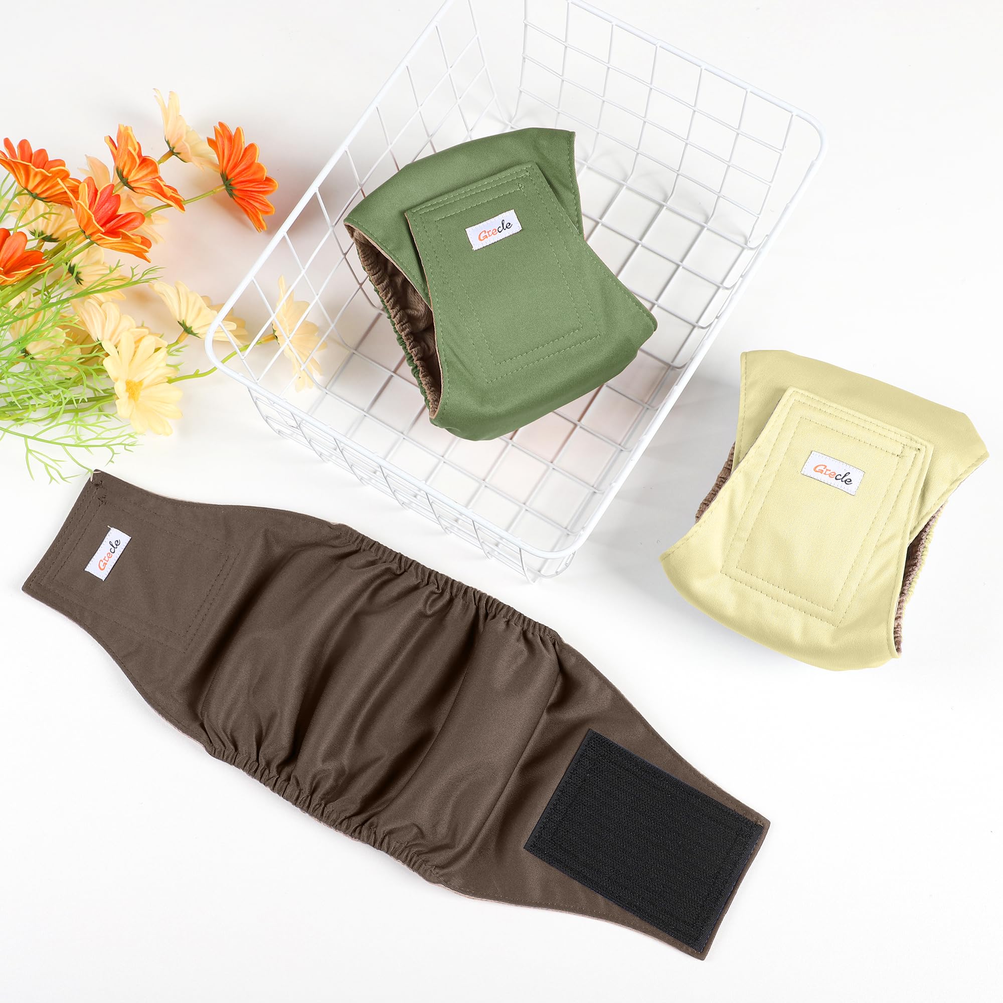 Grecle versatile solution for incontinence, marking behavior, training, and travel