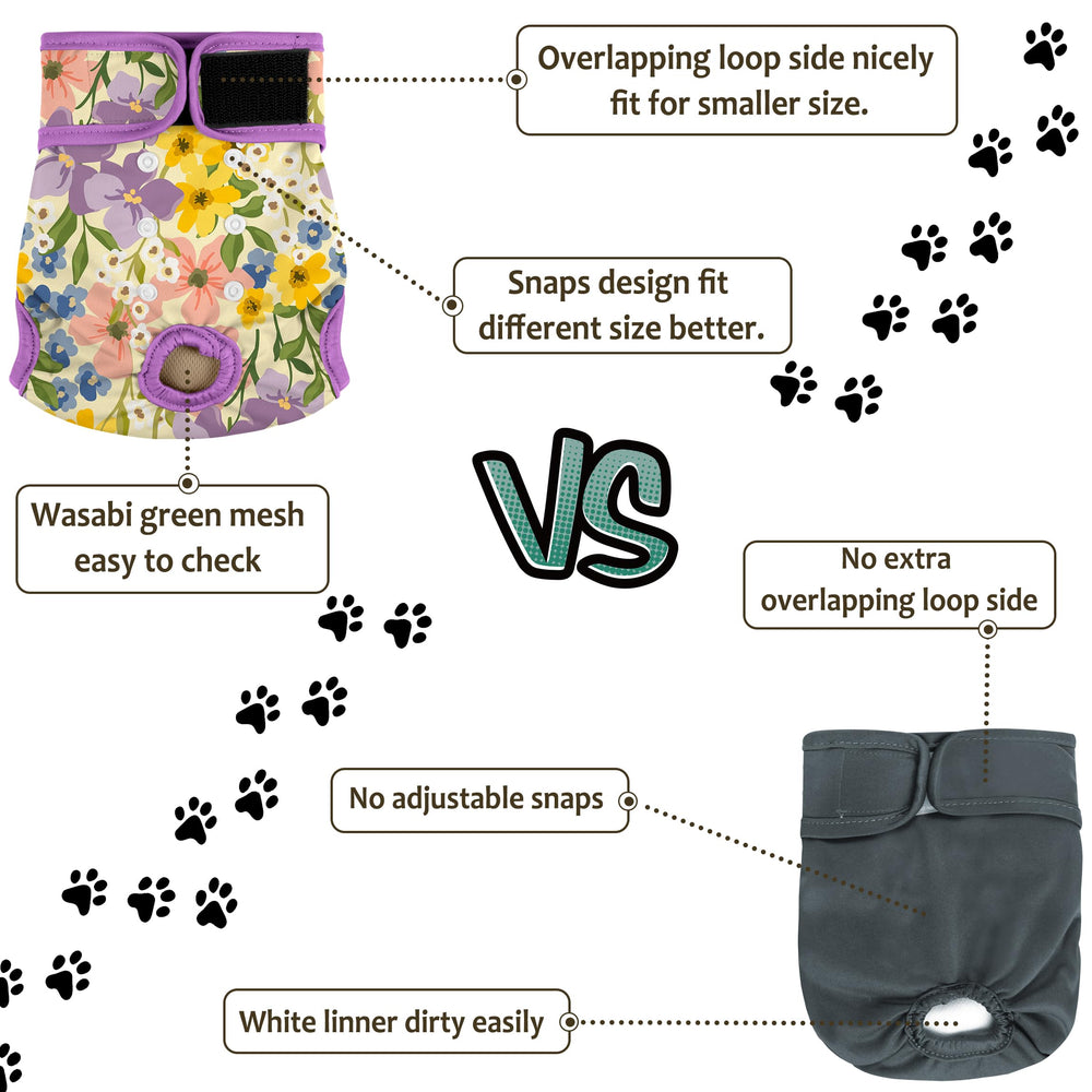 GrecLe XXL reusable diapers demonstrating durable stitching for daily use.