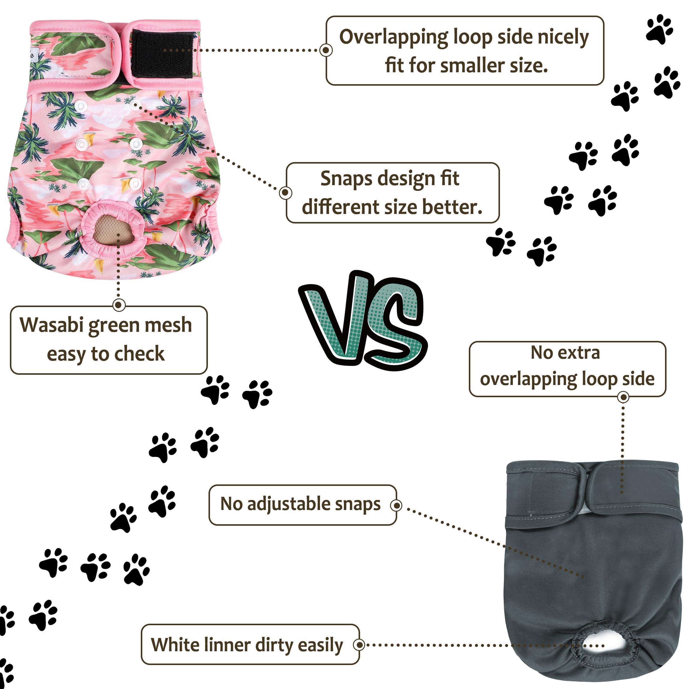 Grecle premium dog diapers durability and everyday use for senior dogs.