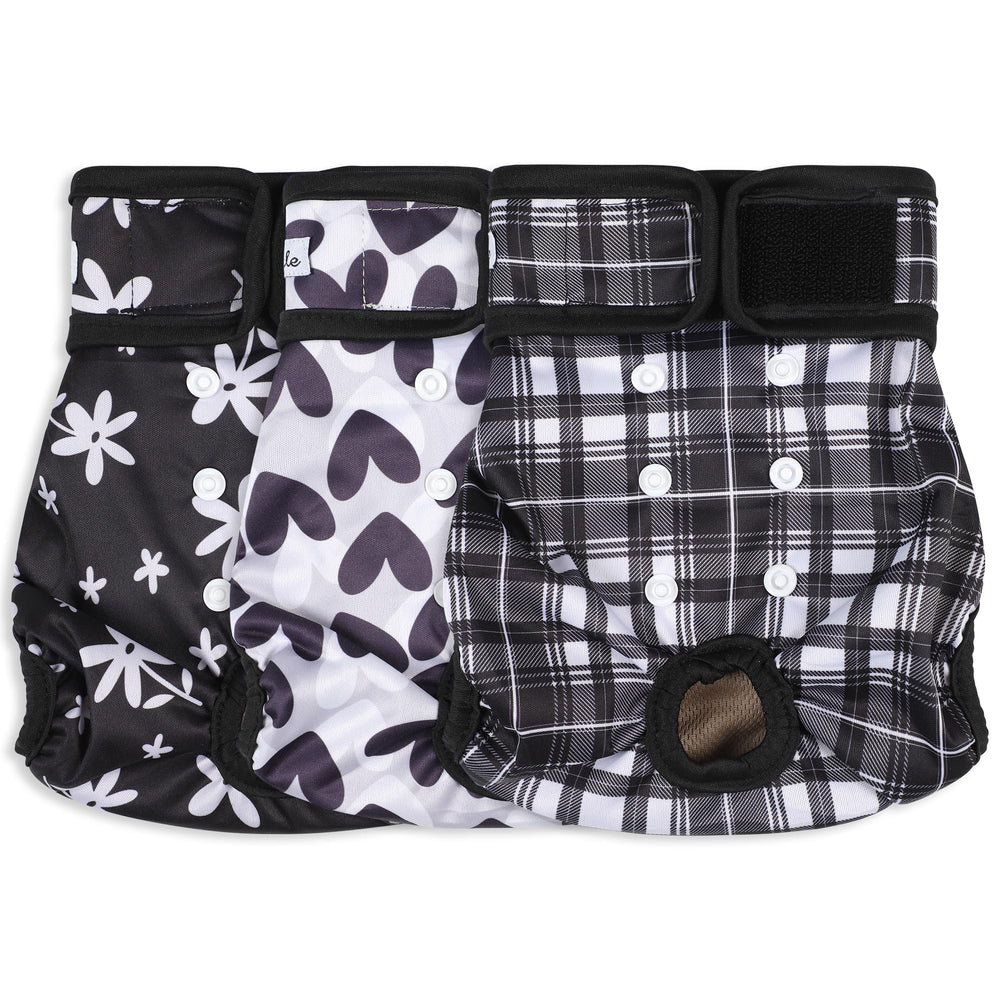 Grecle female dog diapers absorbent pad closeup for leak protection during nighttime care.