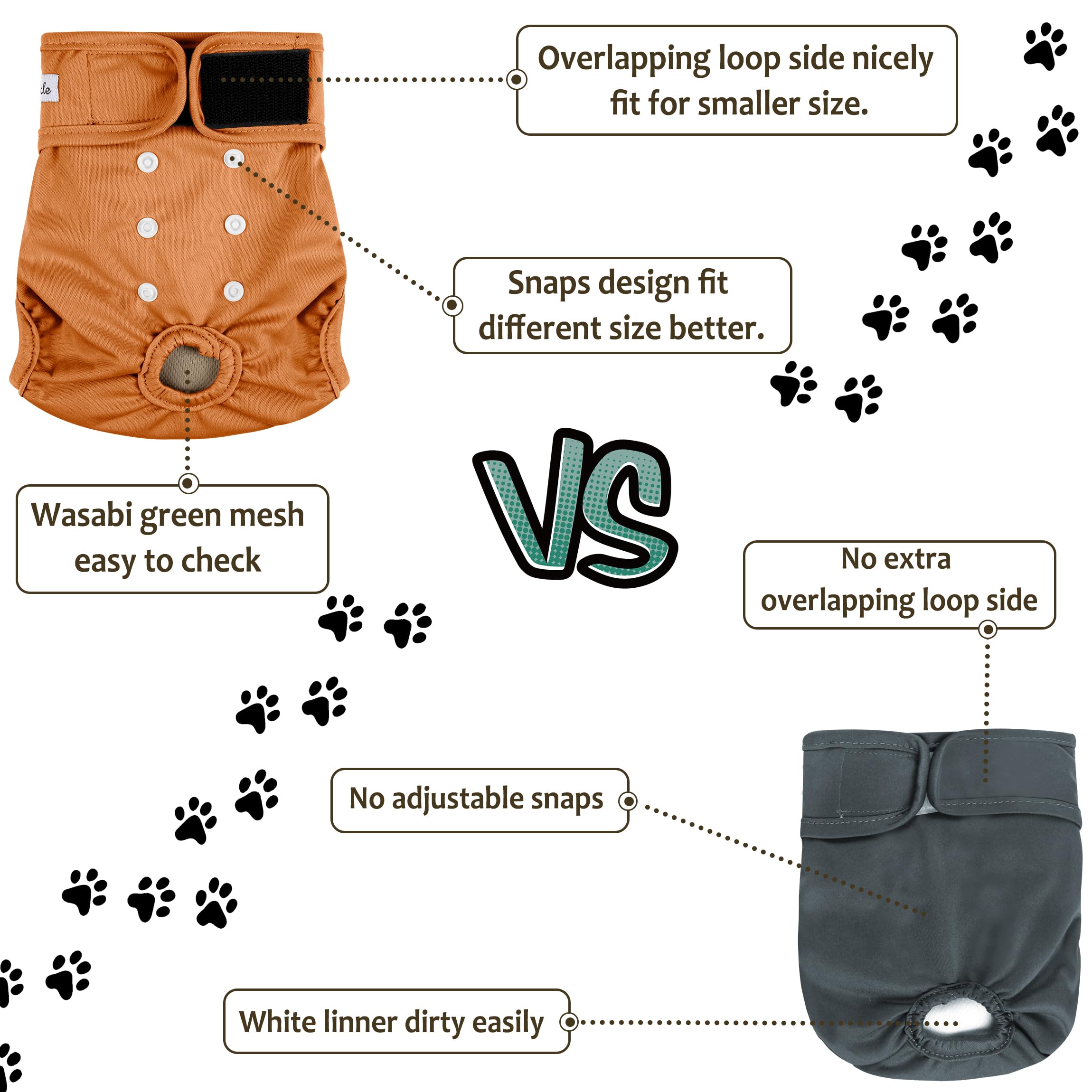 Grecle dog-diapers-in-heat-use shows dignity and protection during heat cycles.