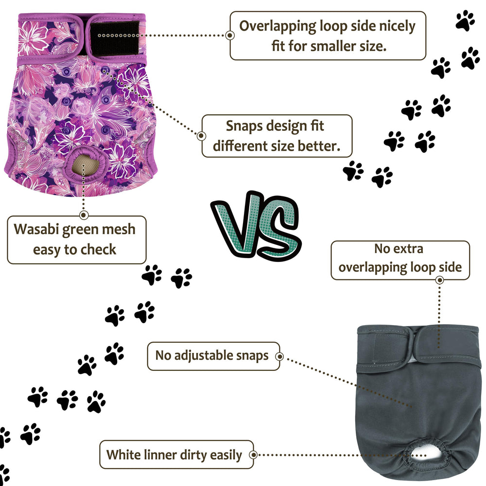 Grecle flexible design supports senior dogs and dogs in heat with dignity.
