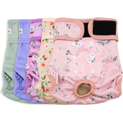 Grecle female dog diapers XL with adjustable snaps for secure fit during heat