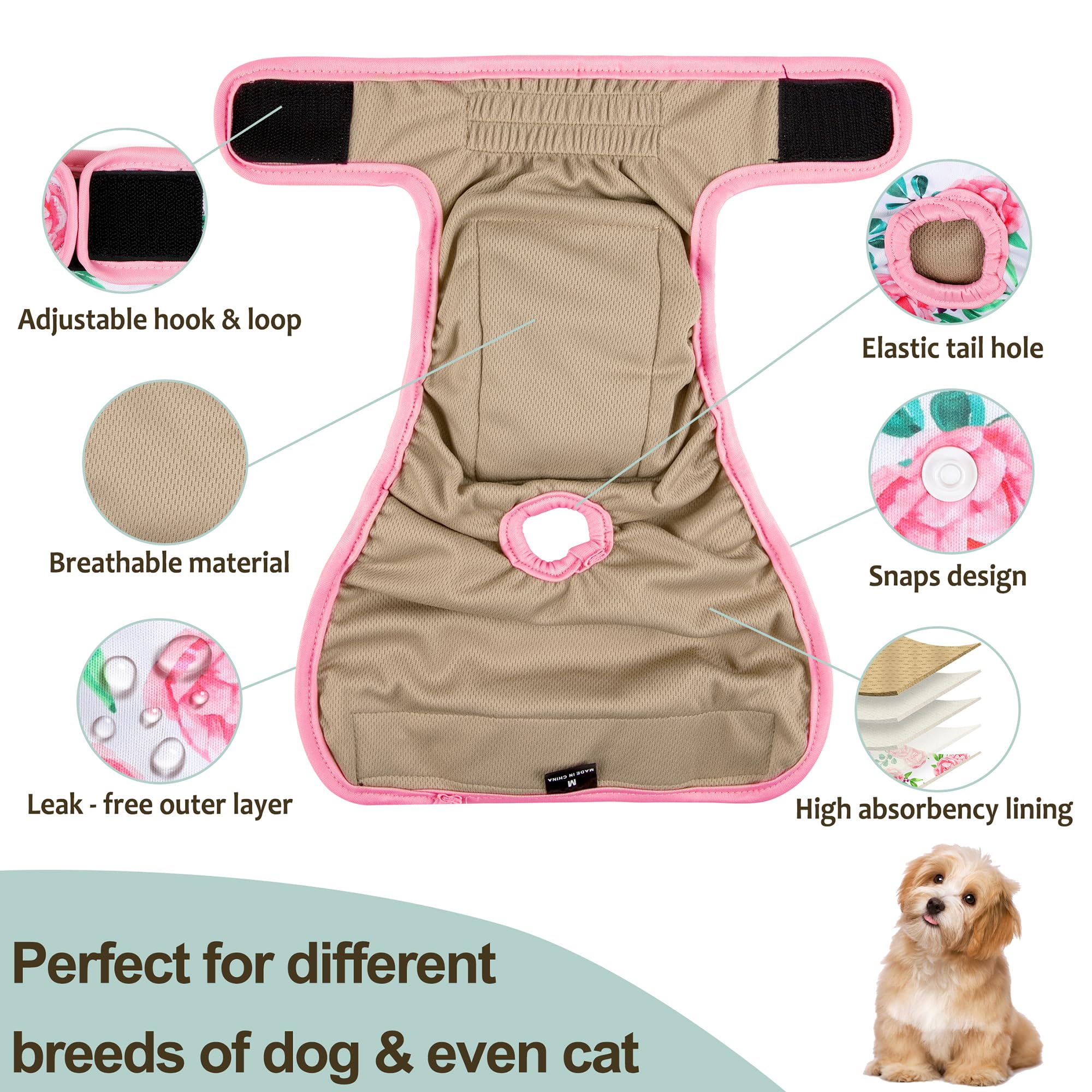 Grecle five sizes fit small to XXL breeds for a tailored, comfortable fit.