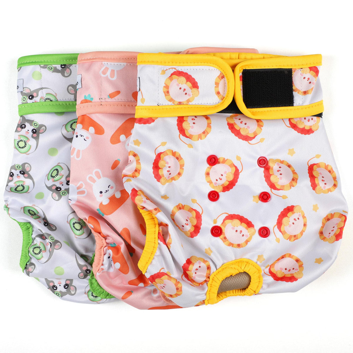 Grecle packaging image showing premium dog diaper packaging for quick sizing and purchase confidence.