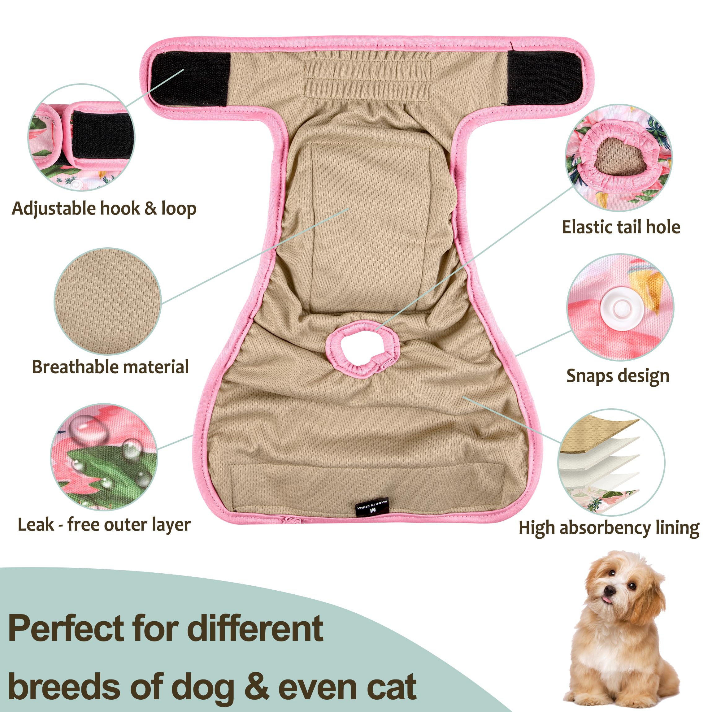 Grecle washable reusable diapers image highlights durable stitching for frequent washing.
