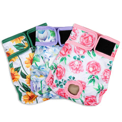 Grecle Sunflower diaper side view shows leak-free shell for daily use.