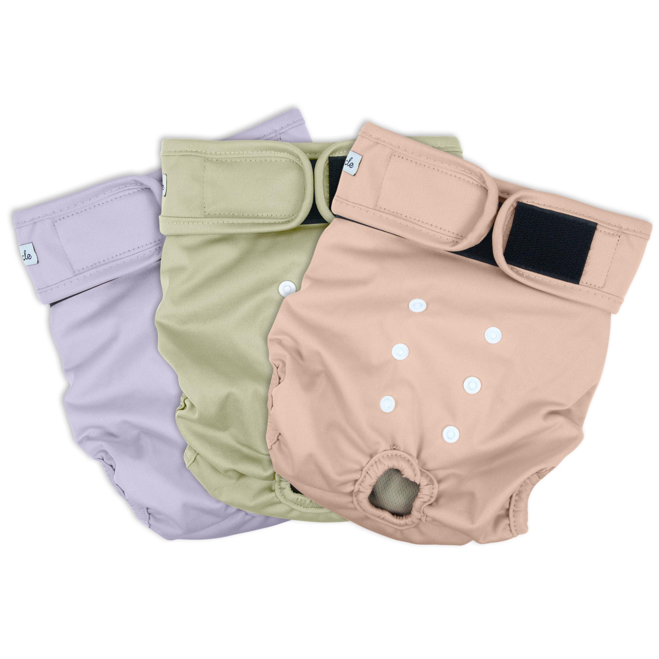Grecle adjustable-snaps close-up demonstrates customizable fit for different waist sizes and comfort