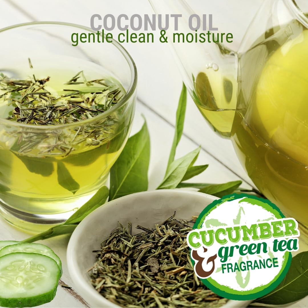 GreenGroom Green Clean Dog Shampoo cucumber green tea fragrance evokes fresh grooming ritual
