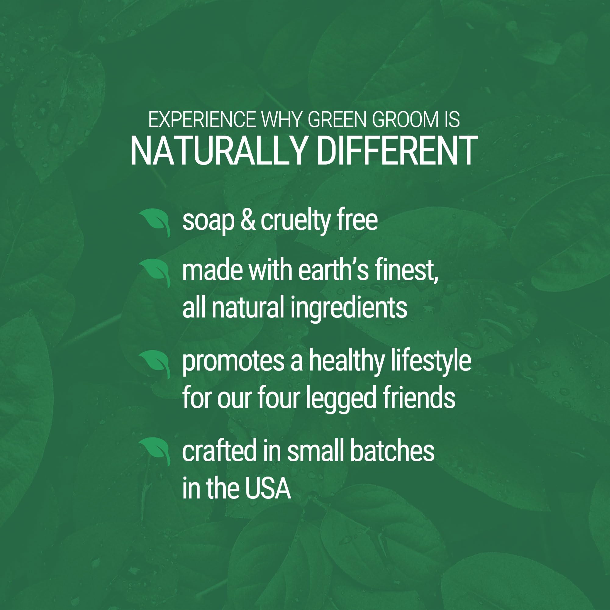 GreenGroom Green Clean Dog Shampoo used by professional groomers in salons worldwide