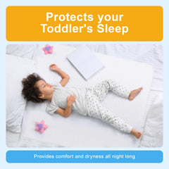 Green Lifestyle underpads in use on a bed for protection