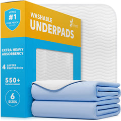 Green Lifestyle washable underpads pack-2-34x36 for all-night bed protection