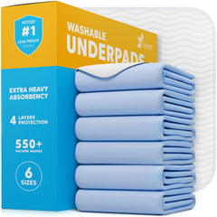 Green Lifestyle washable underpads pack 6 30x34 front view for setup and use