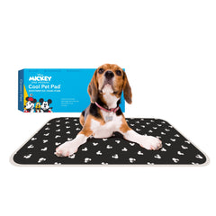 The Green Pet Shop Cool Pet Pad Mickey Mouse floor design provides cooling relief after walks
