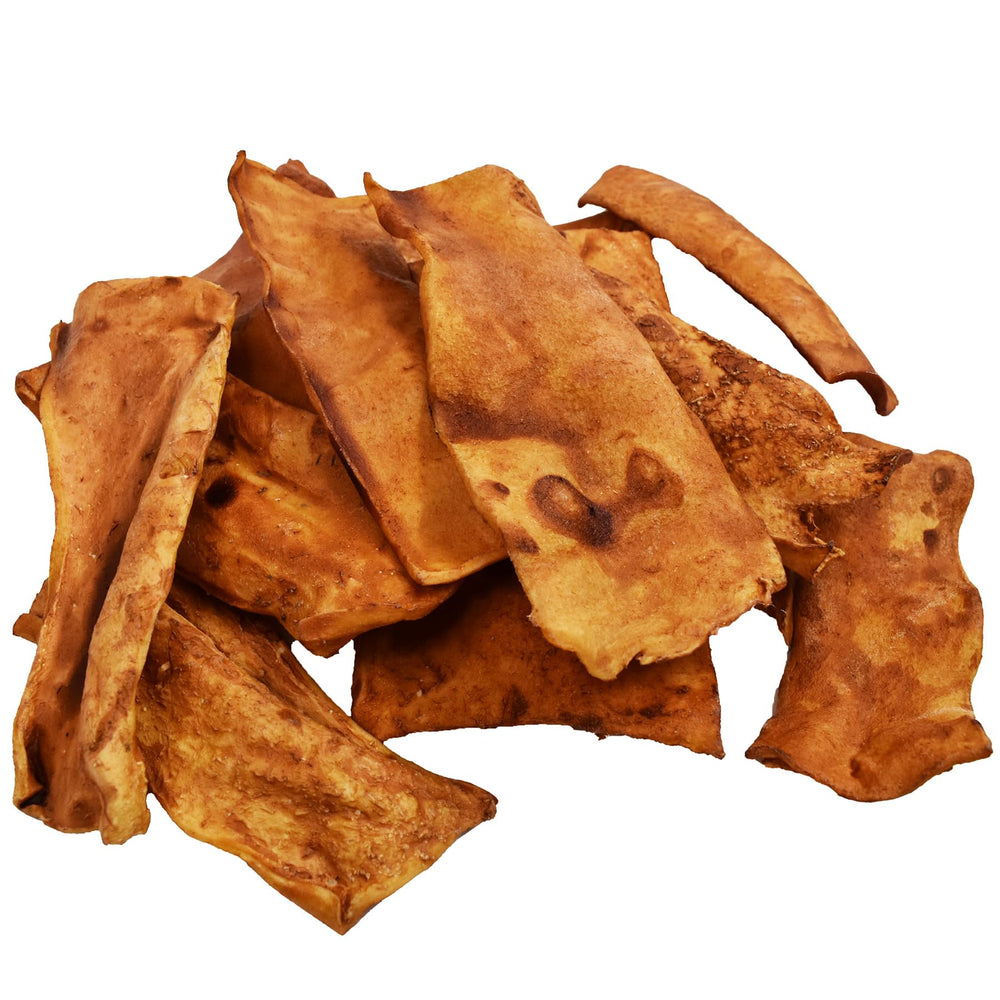 GreenCow Rawhide Chips beef-flavored close-up suggests irresistible chew for dogs