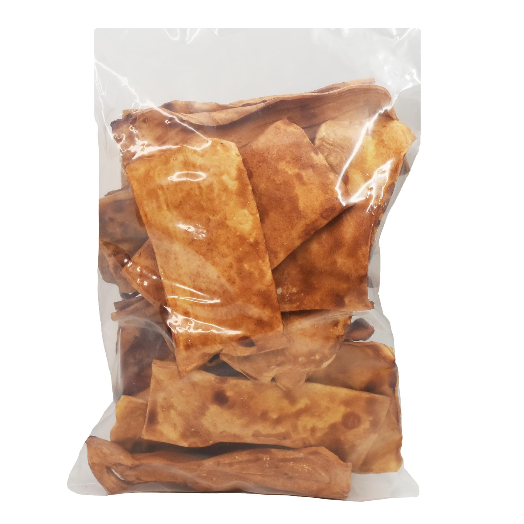 GreenCow Rawhide Chips dental action helps promote dog dental hygiene through chewing