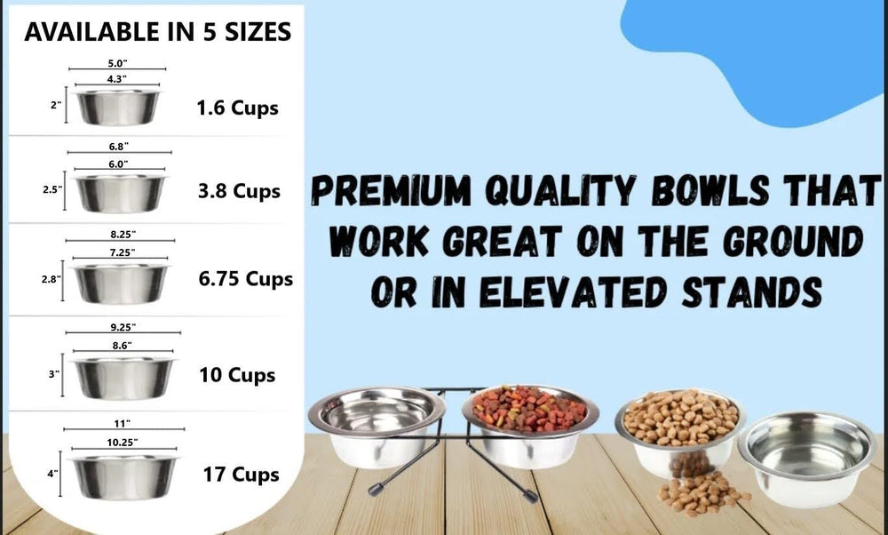 Greendale food-grade stainless steel bowls resist odors and rust