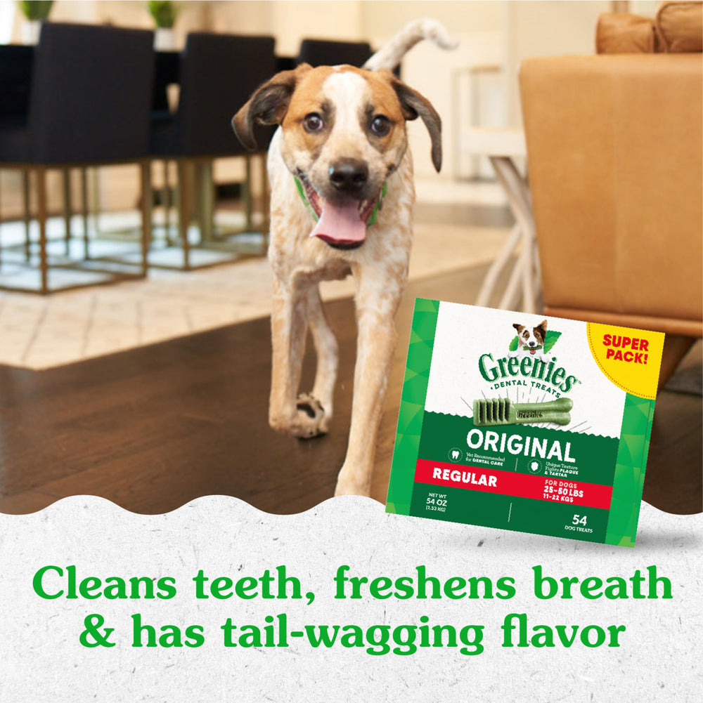 Greenies Original Dental Treats natural ingredients badge close-up