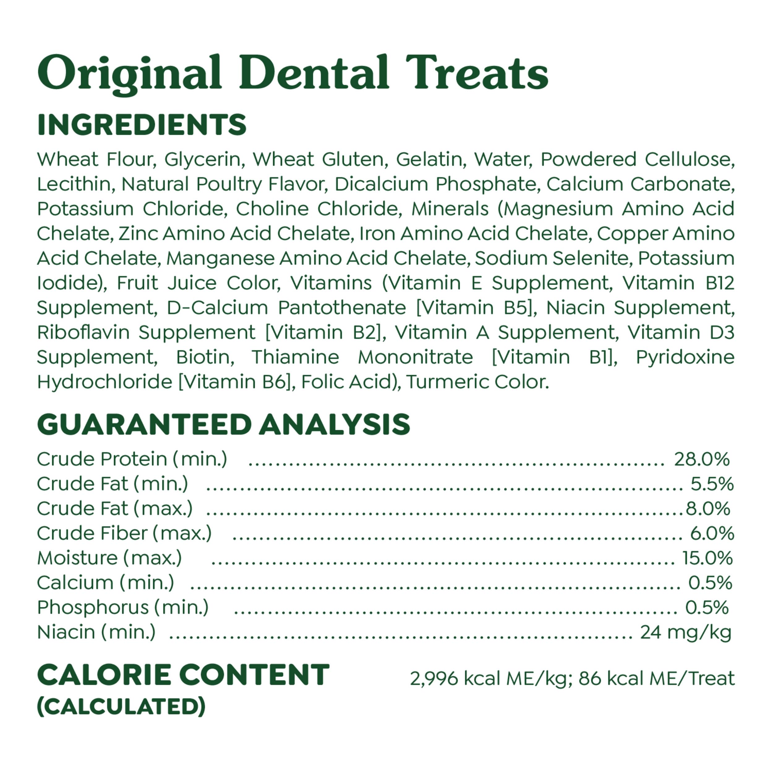 Greenies Original Dental Treats dog enjoying chew for fresh breath