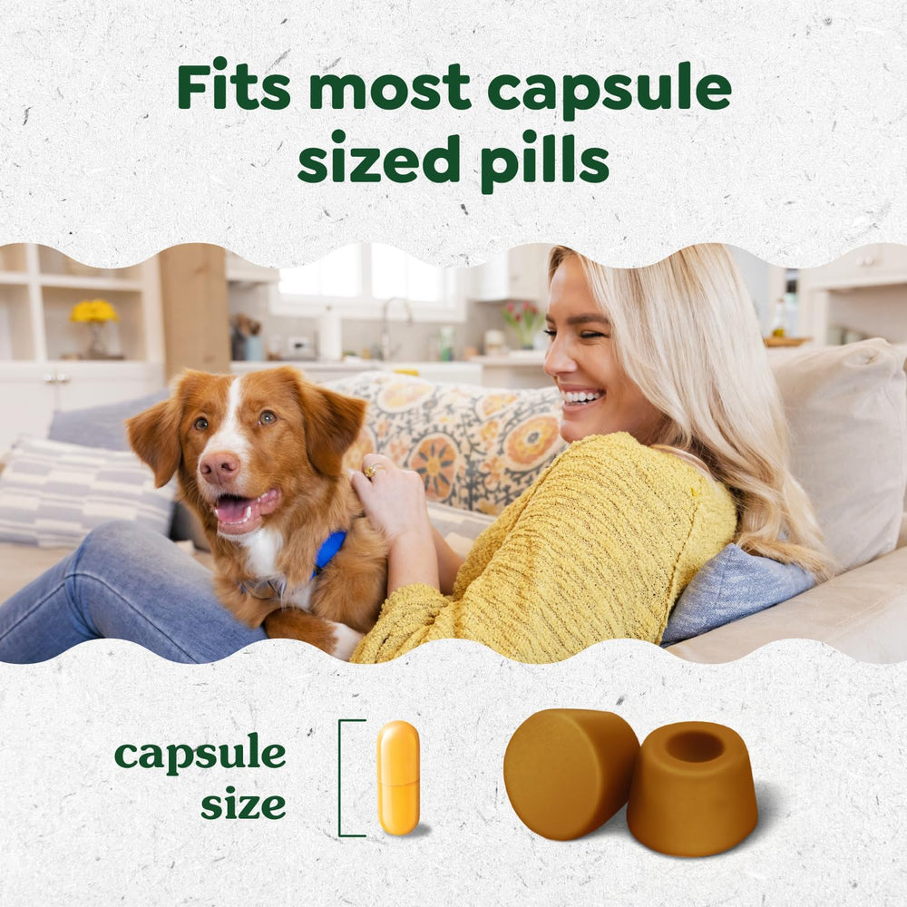 Greenies Pill Pockets 7-9-oz pouch visuals reinforce long-lasting value.