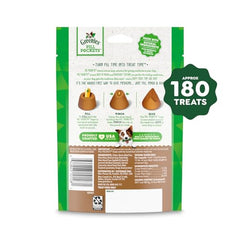 Greenies Pill Pockets large dog-treat close-up shows creamy peanut butter flavor