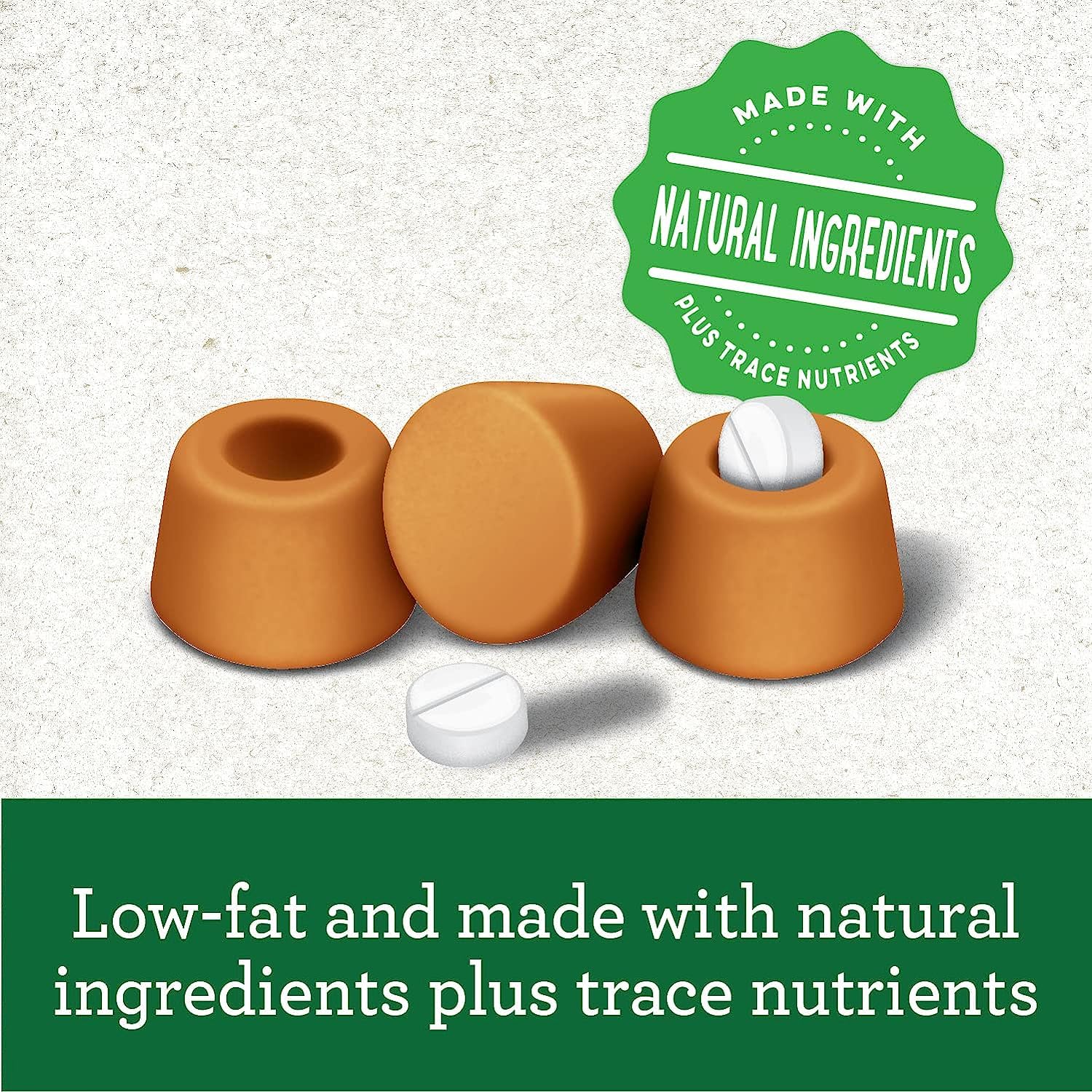 Greenies Pill Pockets low calorie dog treat option during medicine time.