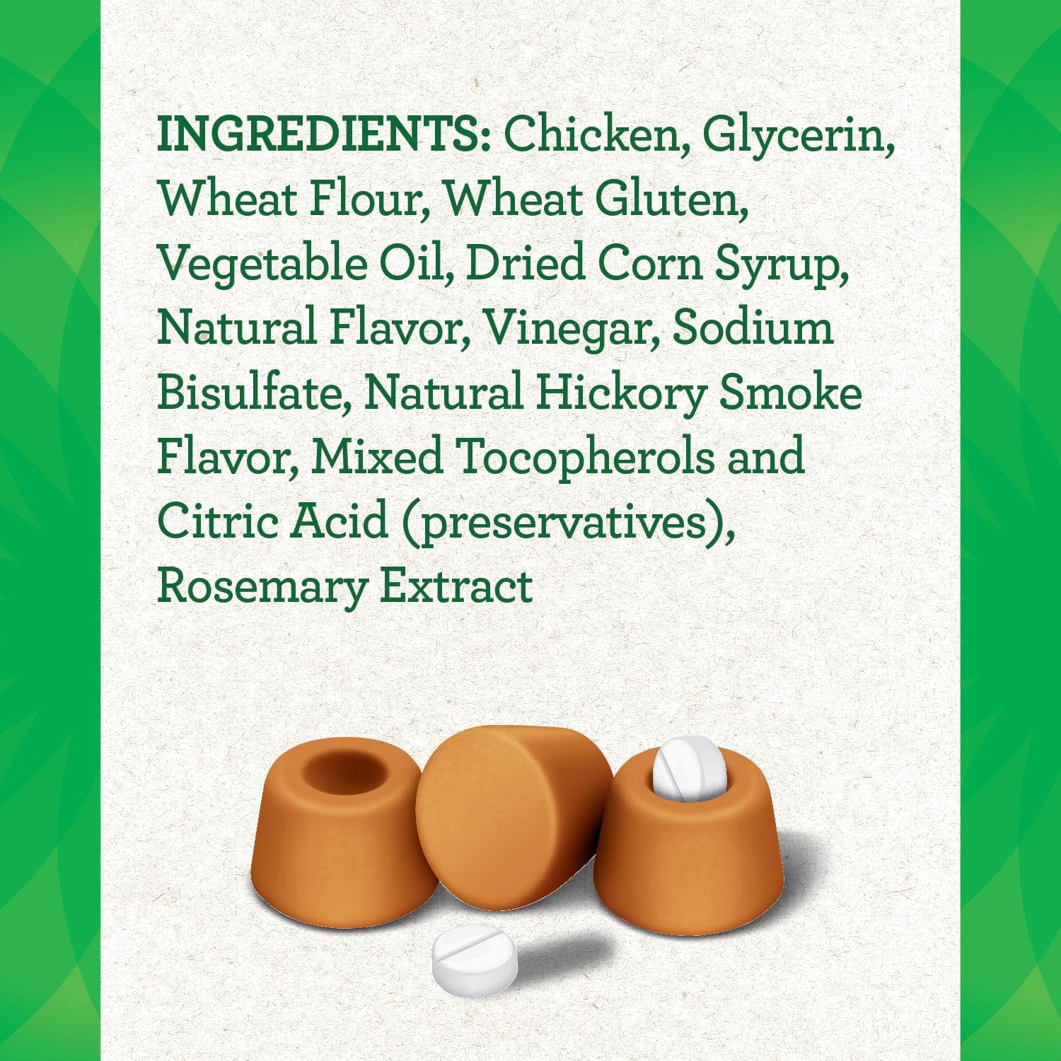 Greenies Pill Pockets vet recommended choice for medicine delivery.