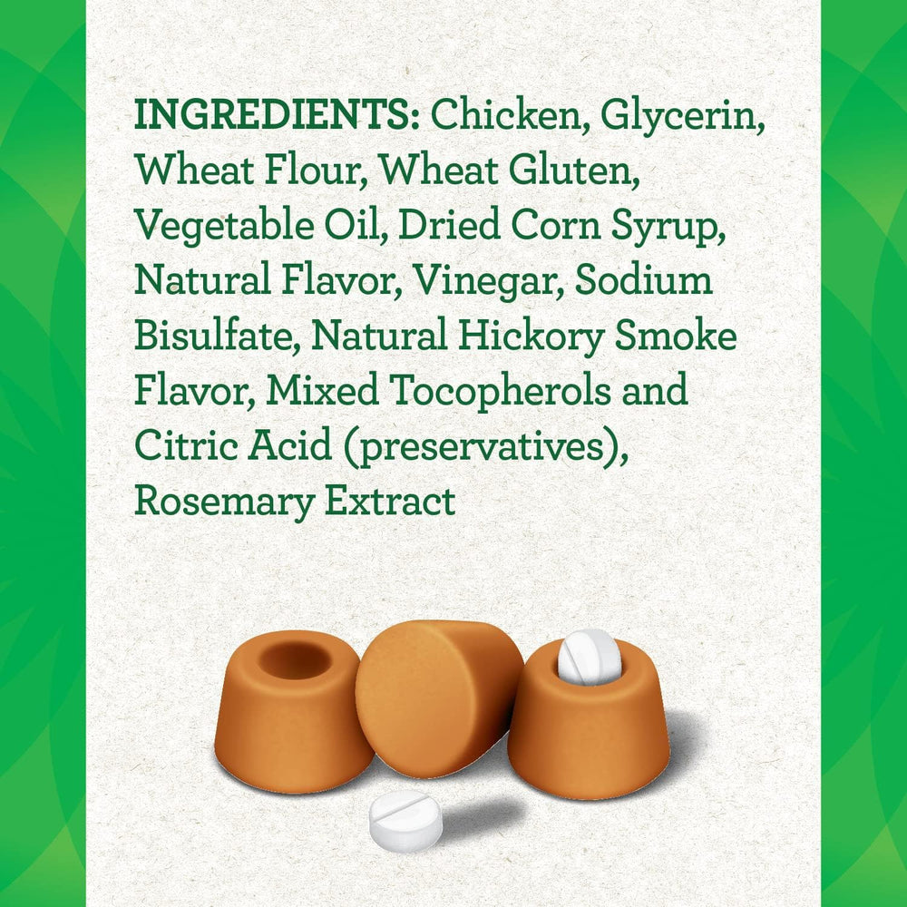 Greenies Pill Pockets vet recommended choice for medicine delivery.