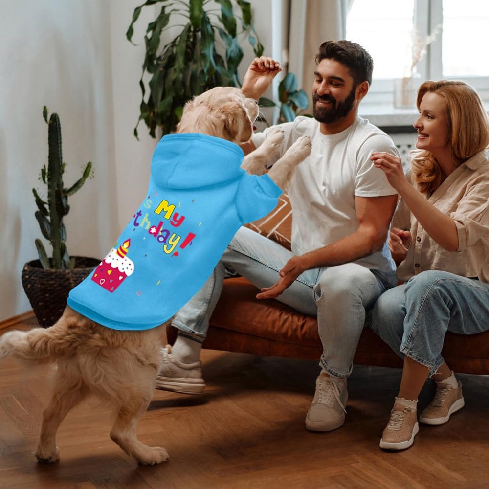 GreenJoy dog sports-print back displays bold style during outings.