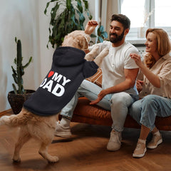 GreenJoy dog sweater hooded worn by a dog for added warmth