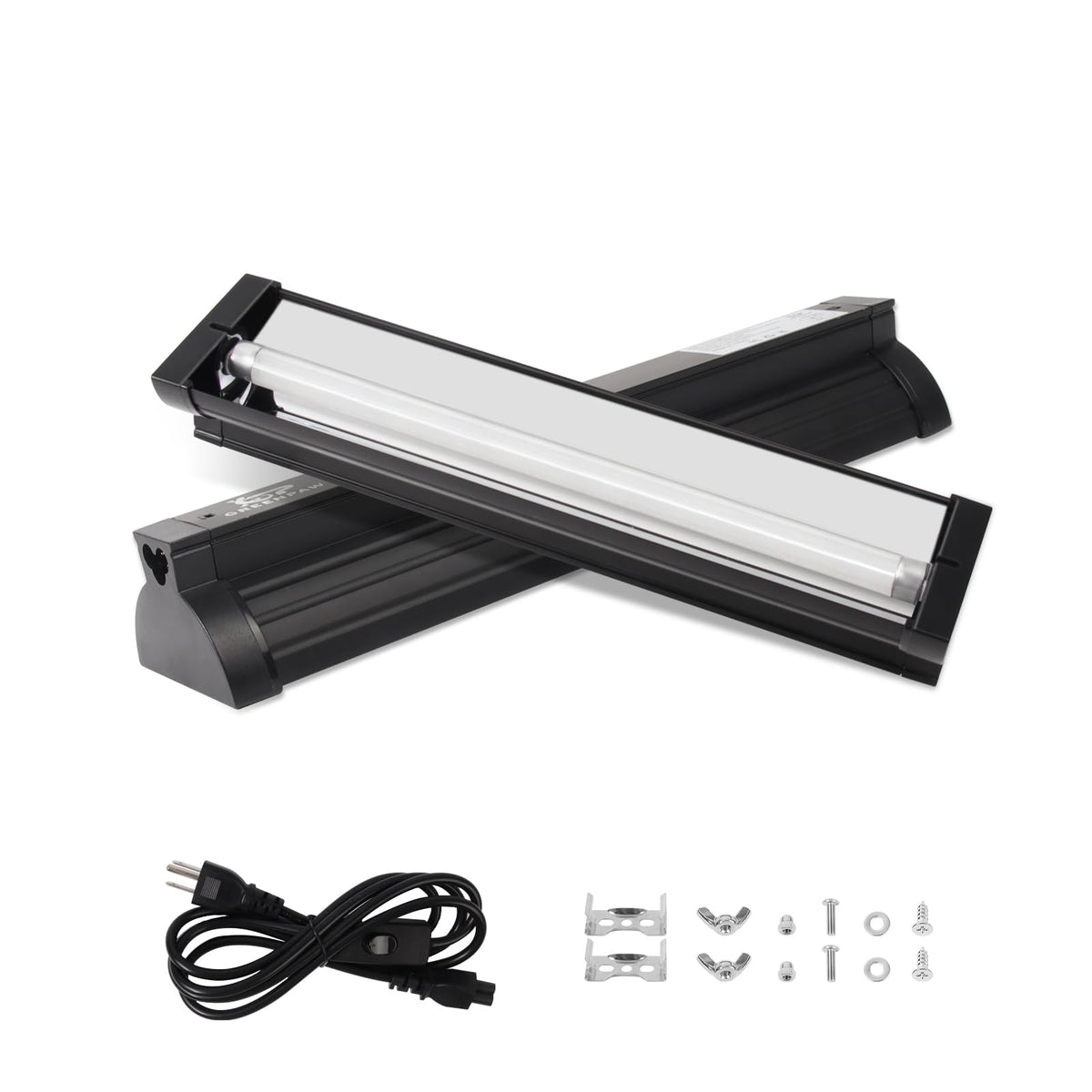 GREENPAW T5 UVB light setup view showcases easy installation for healthy reptile basking.