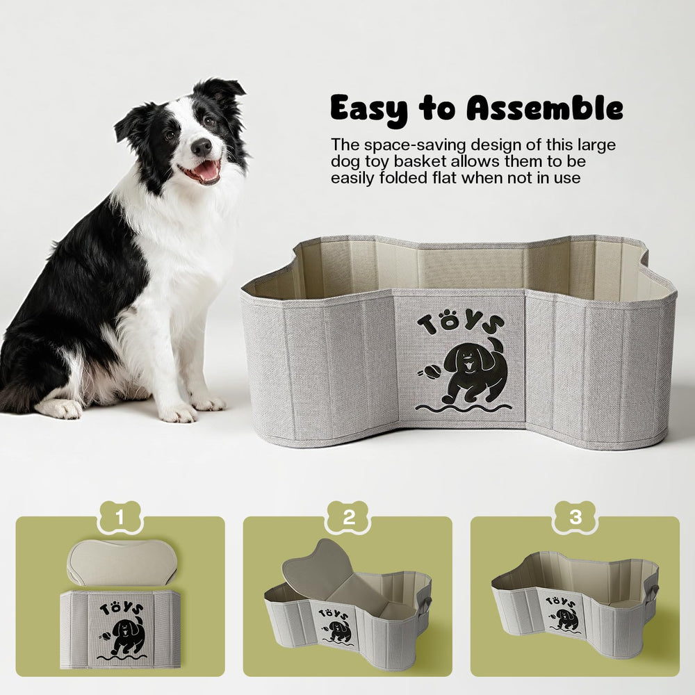 GreenPetopia 22x14.4x7.5-inch size fits toys, clothes, leashes, and more.