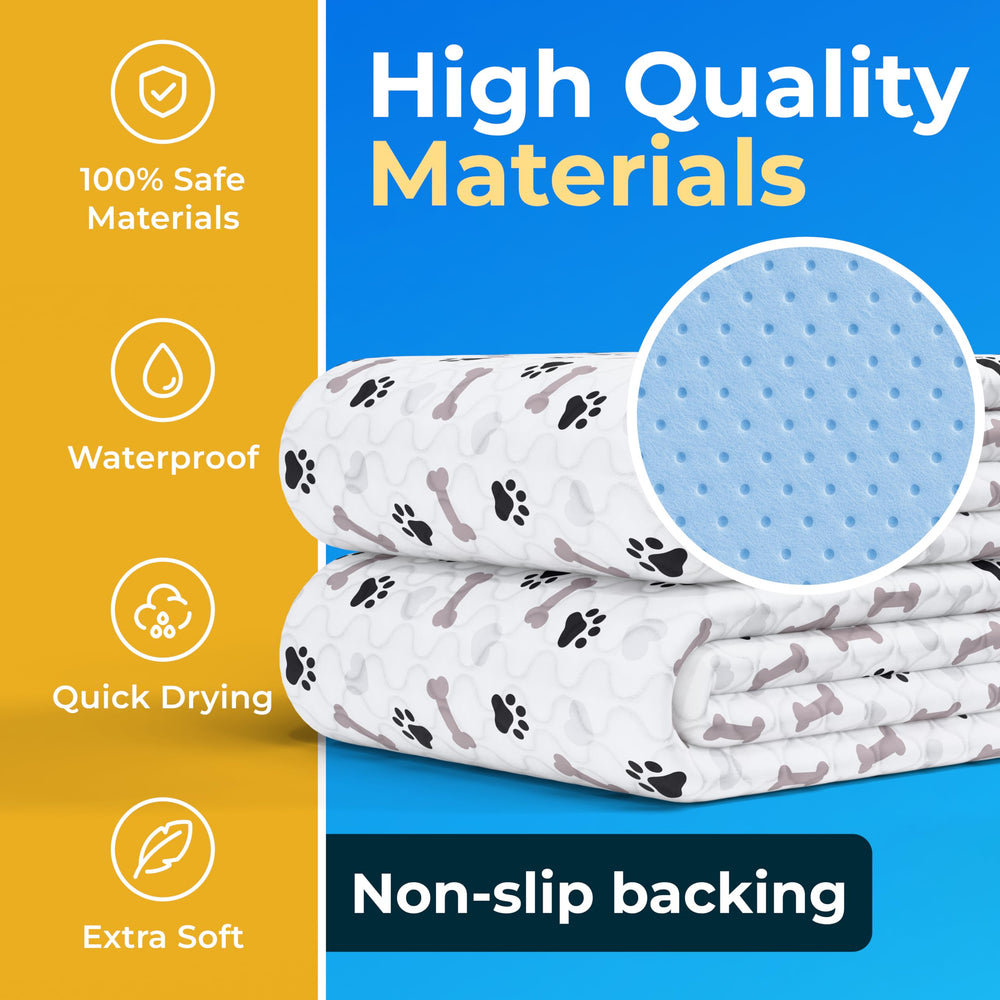 GREEN LIFESTYLE multi-use pet pad suitable for litter boxes, bowls, or under pet gear.