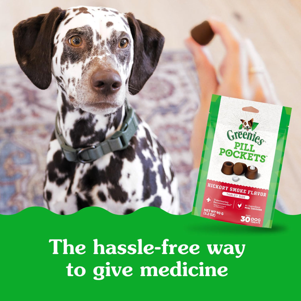 Greenies Pill Pockets large pill-pocket open—easy-to-use design for meds
