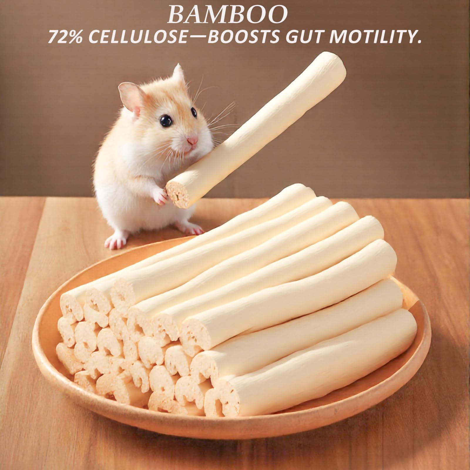GREMBEB Bunny Chew Stick 4-flavor pack displayed for varied enrichment and nibbling