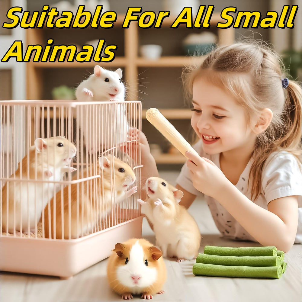 GREMBEB Bunny Chew Stick durable wood texture suggests long-lasting pet entertainment