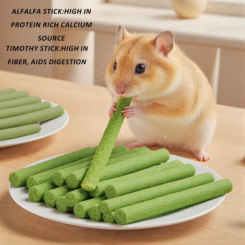 GREMBEB Bunny Chew Stick hay stick close-up supports fiber intake and digestion