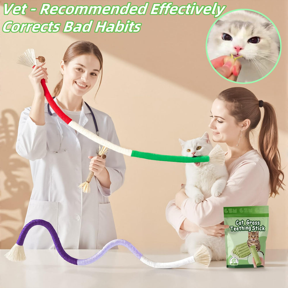 Grembeb catnip rope toy snake shape, inviting self-play and curiosity