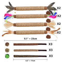 GREMBEB silvervine fruit coating stick for chew and sniff fun