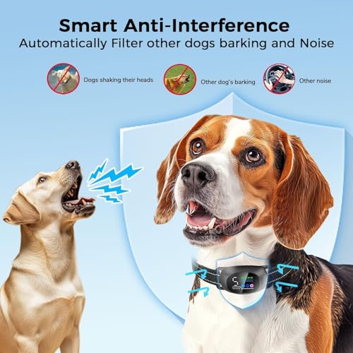 GRENDS 2in1 Bark Collar adjustable strap fits growing dogs.