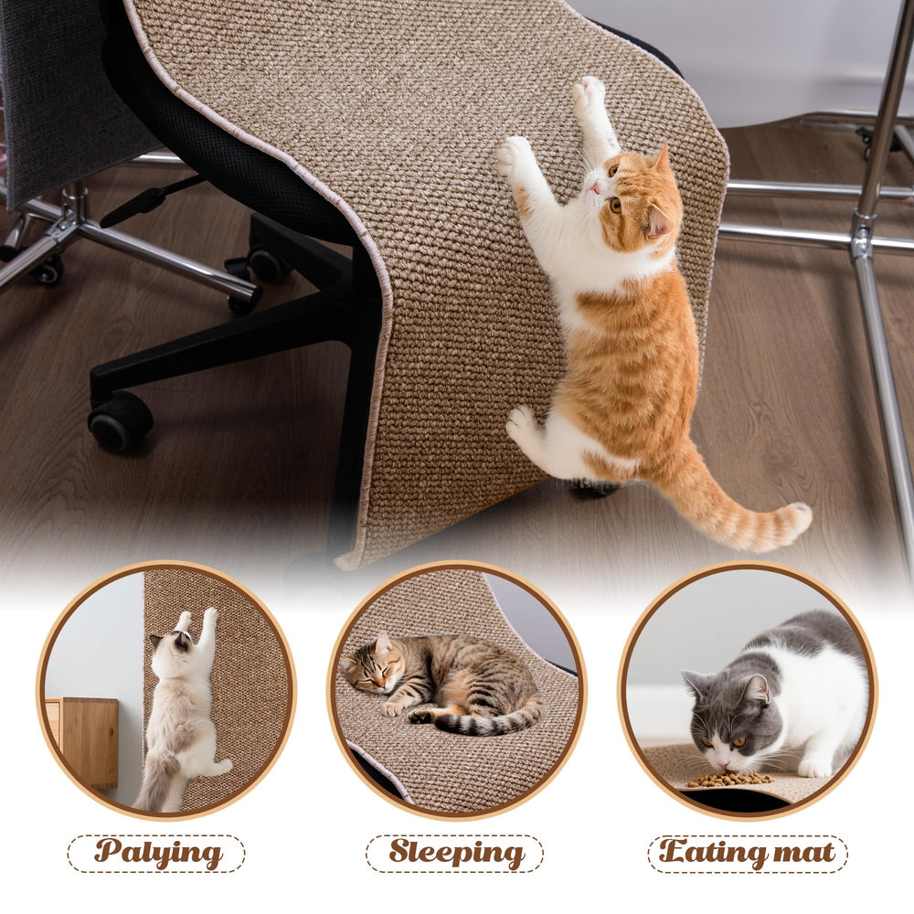 GRETJOB multi-scene protector shows walls, sofas, and beds staying scratch-free