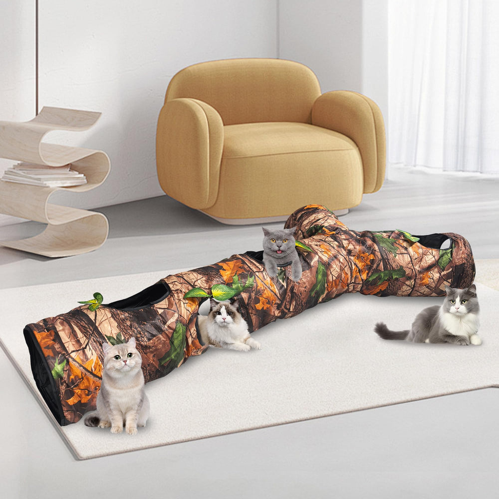 GRETMIX cat tunnel makes a thoughtful gift for playful pets.
