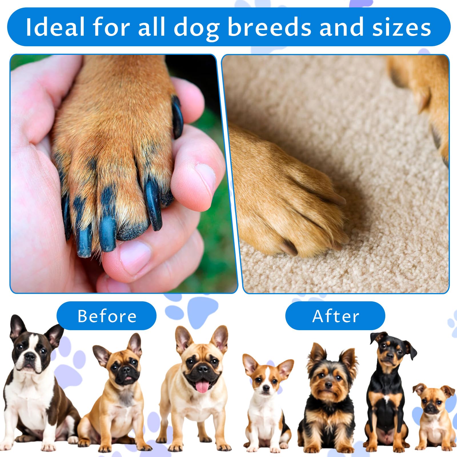 Grevosea dog nail scratch board non-slip base provides stable pawing during grooming.