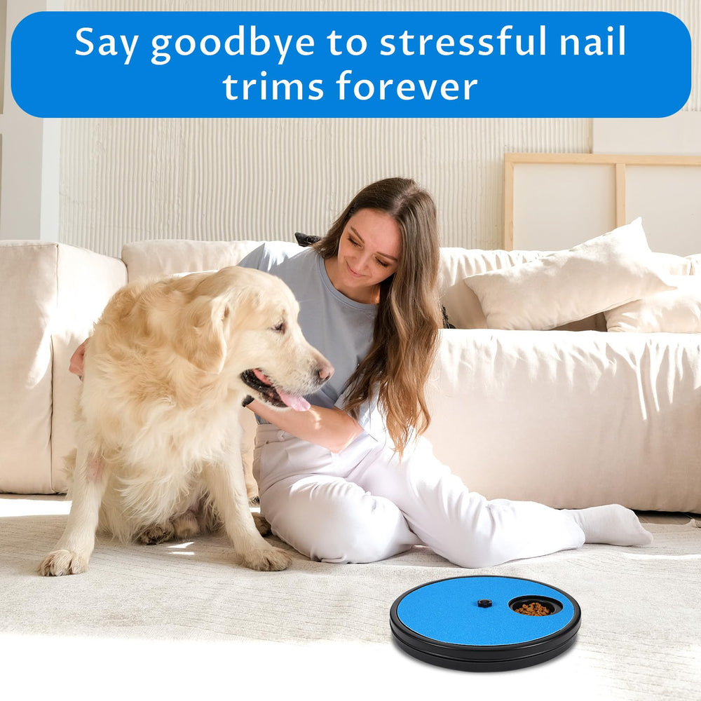 Grevosea dog nail scratch board packaging shown with 4 replacement sandpapers.