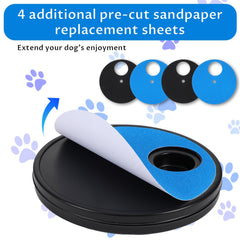Grevosea dog nail scratch board treat compartments support slower, engaging feeding and enrichment.