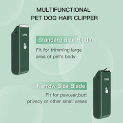 Grimgrow clipper in-use image shows comfortable grip and easy maneuverability for pets.